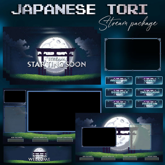 Animated Stream Package Japanese Gate