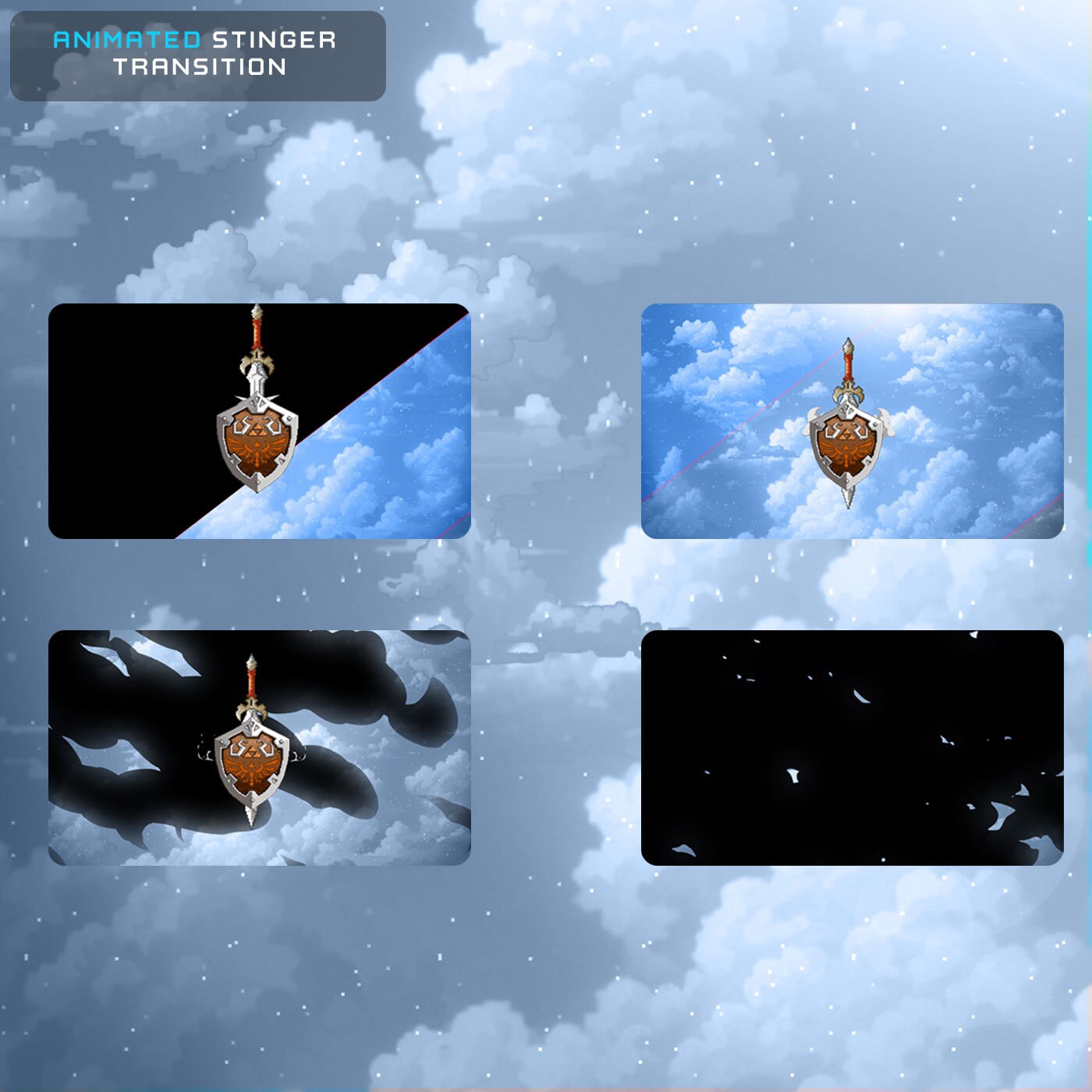 Premium Animated Fantasy Sky Stream Package