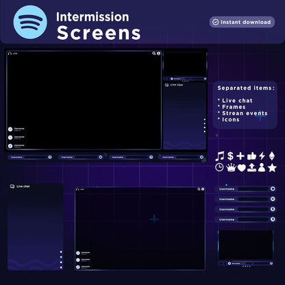 Animated Spotify Stream Package