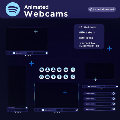 Animated Spotify Stream Package