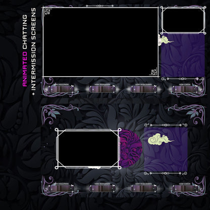 Animated Purple Butterfly Stream Package