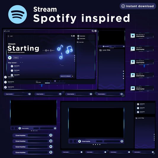 Animated Spotify Stream Package