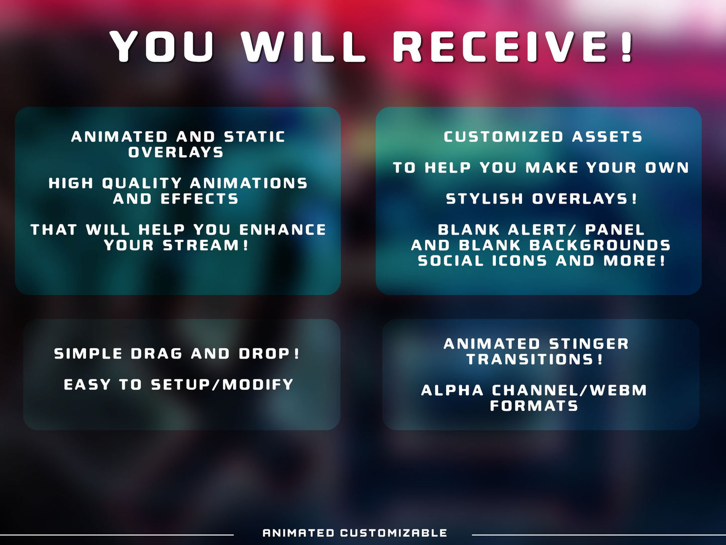 Animated Yakuza Stream Package