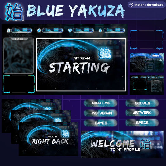 Premium Blue Yakuza Stream Package