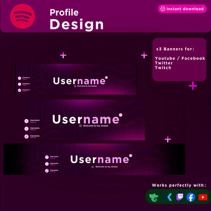 Animated Spotify Stream Package