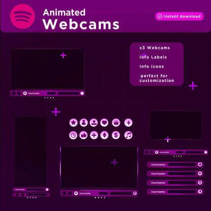 Animated Spotify Stream Package