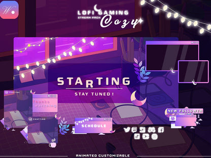 Animated Lofi Stream Package
