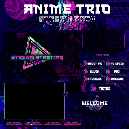 Retro Premium Animated Twitch Package