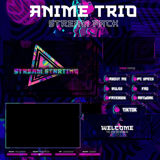 Retro Premium Animated Twitch Package