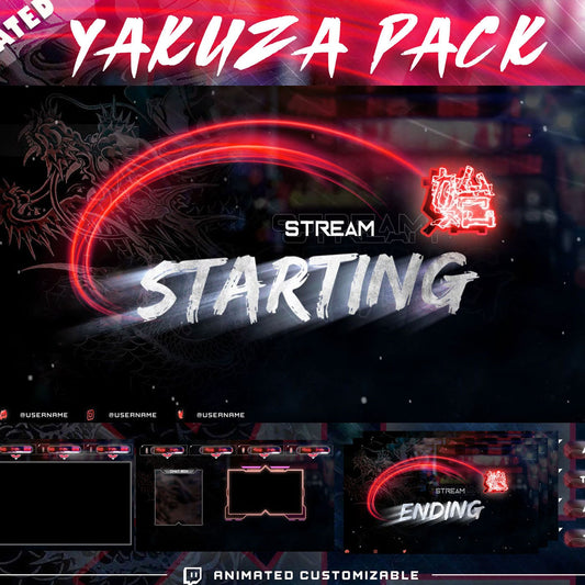 Animated Yakuza Stream Package