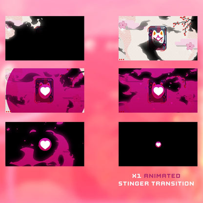 Animated Kitsune Stream Package