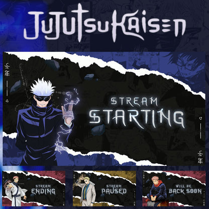 Premium Animated Cursed Jujutsu Overlay Package