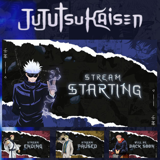 Premium Animated Cursed Jujutsu Overlay Package