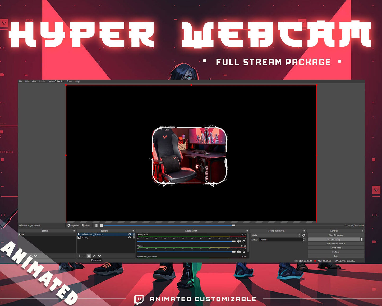 Premium Webcams Stream Package
