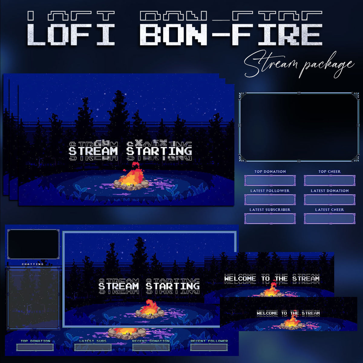 Premium Bon Fire Stream Package – Streamlofi