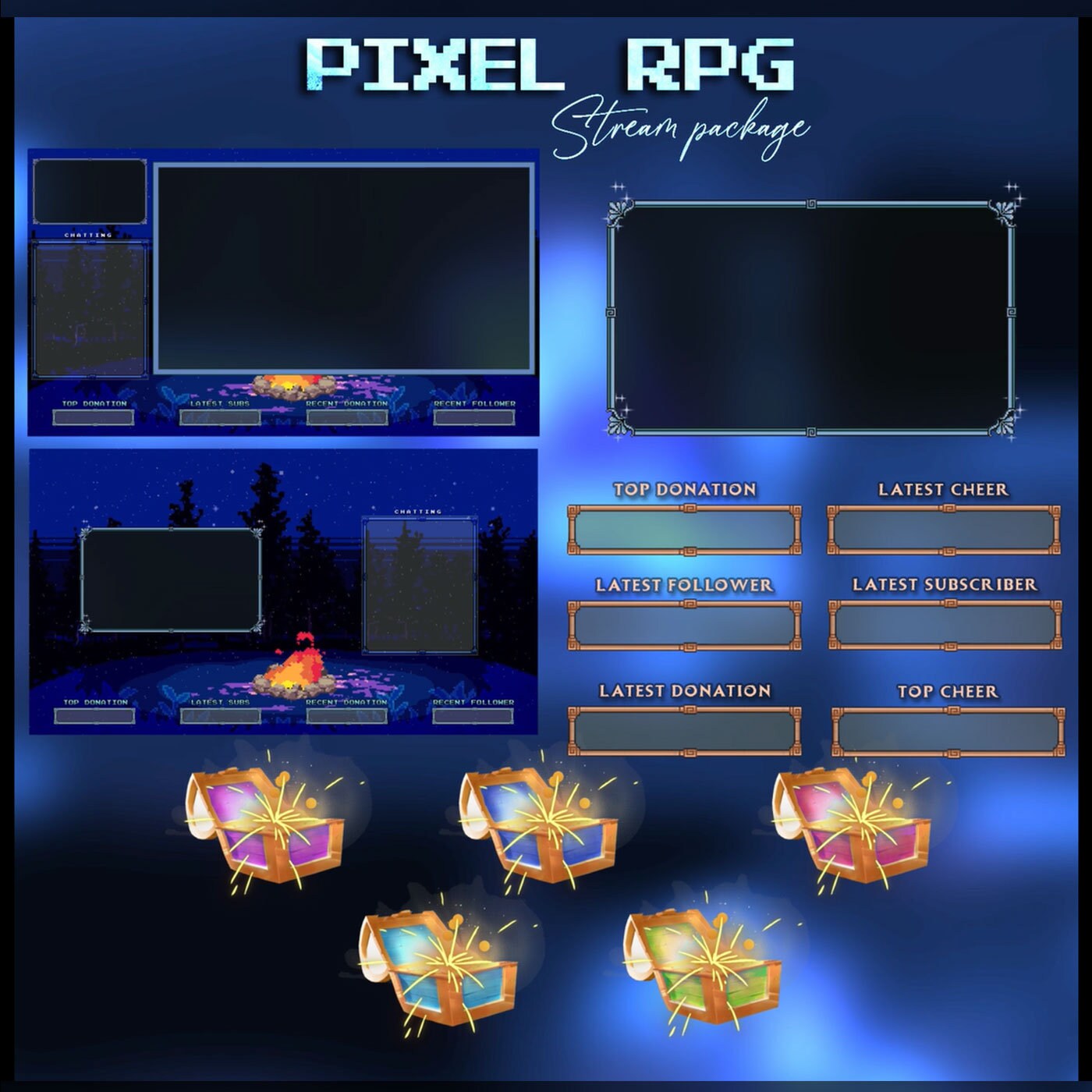 Premium Bon Fire Stream Package