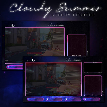 Animated Cloudy Summer Stream Package