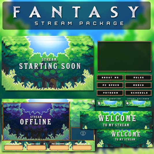 Premium Fantasy RPG Stream Package