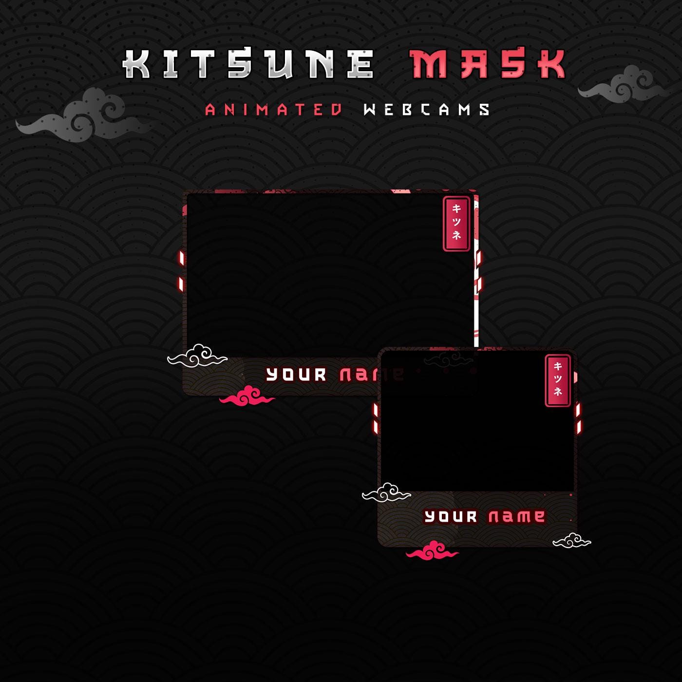 Animated kitsune Mask Package