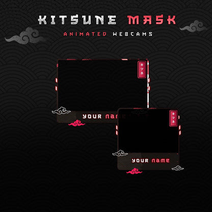 Animated kitsune Mask Package