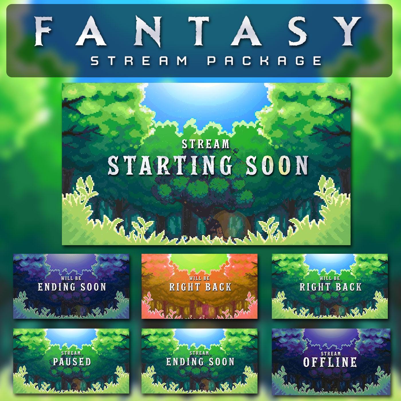 Premium Fantasy RPG Stream Package