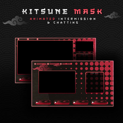 Animated kitsune Mask Package