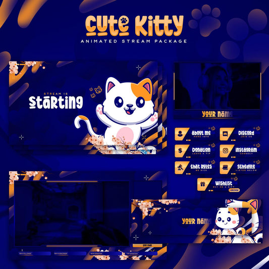 Premium Cute Kitty Stream Package