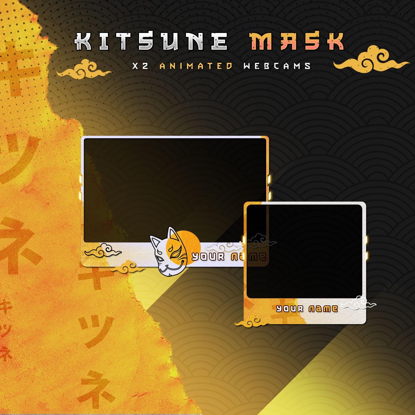 Animated kitsune Yellow Mask Package