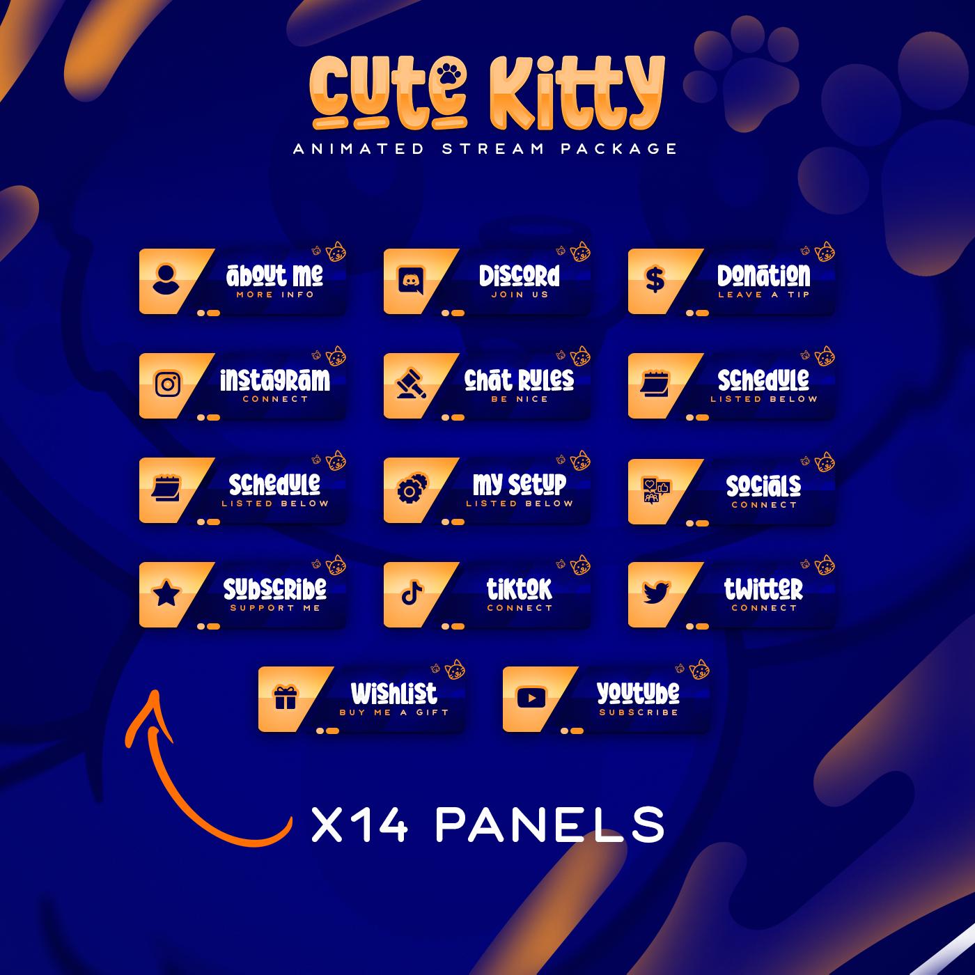 Premium Cute Kitty Stream Package