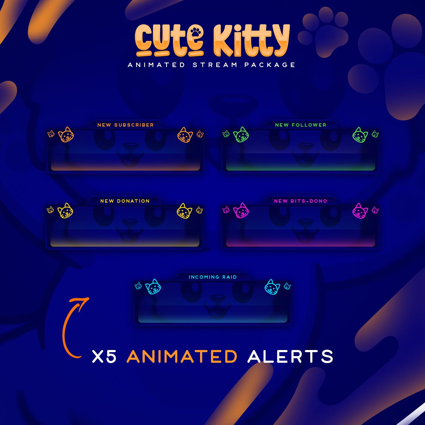 Premium Cute Kitty Stream Package
