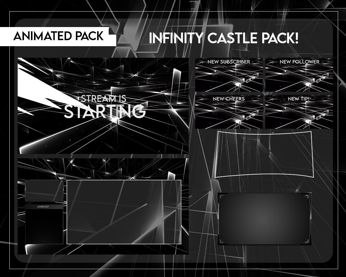 Animated Infinity Castle Twitch Pack