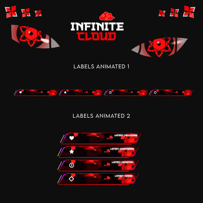 Infinite Cloud Stream Package Twitch overlays full stream package