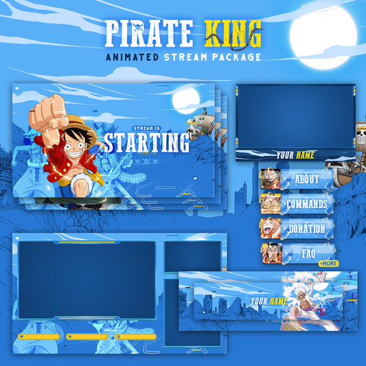 Animated stream package One piece Stream Package