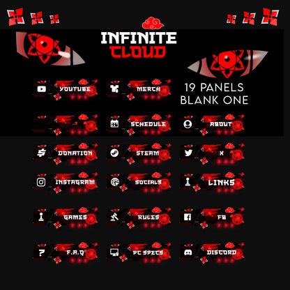 Infinite Cloud Stream Package Twitch overlays full stream package