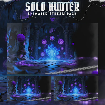 Solo Hunter Stream Package Animated Full Animated Package