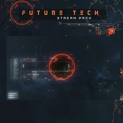 Premium Futuristic Stream Package Full Twitch Stream