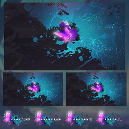 Premium Animated Twitch Butterfly Package