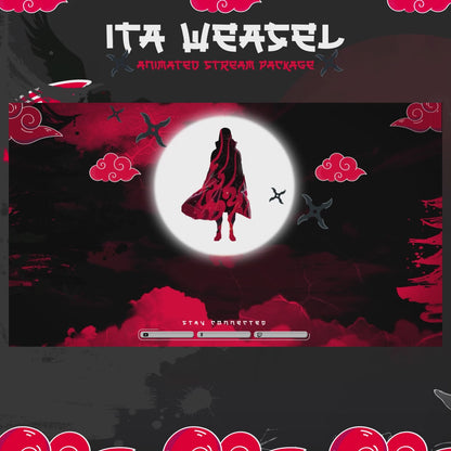 Sharingan Stream Package Twitch overlays full stream package