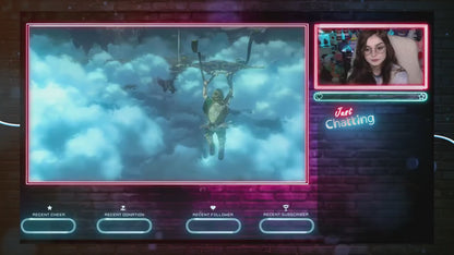Animated Stream Retro Neon Stream Package