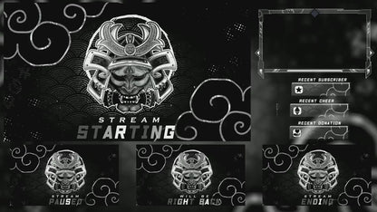 Animated Oni Stream Overlay Package