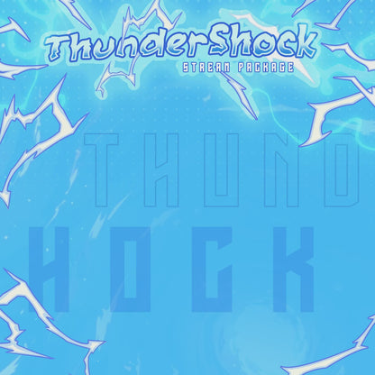 Animated Zoldyck Killua Thundershock Twitch overlays full stream