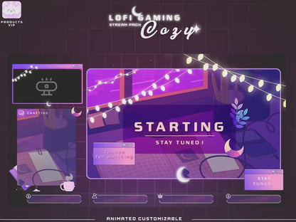Animated Lofi Stream Package