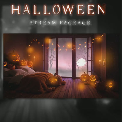 Twitch Overlay Halloween Package