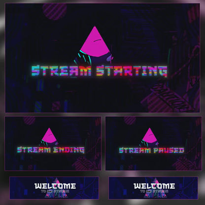 Retro Premium Animated Twitch Package