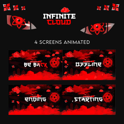 Infinite Cloud Stream Package Twitch overlays full stream package